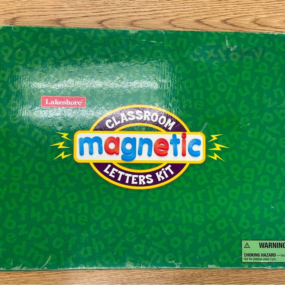Lakeshore Classroom magnetic letter set. 240 magnetic letters.
